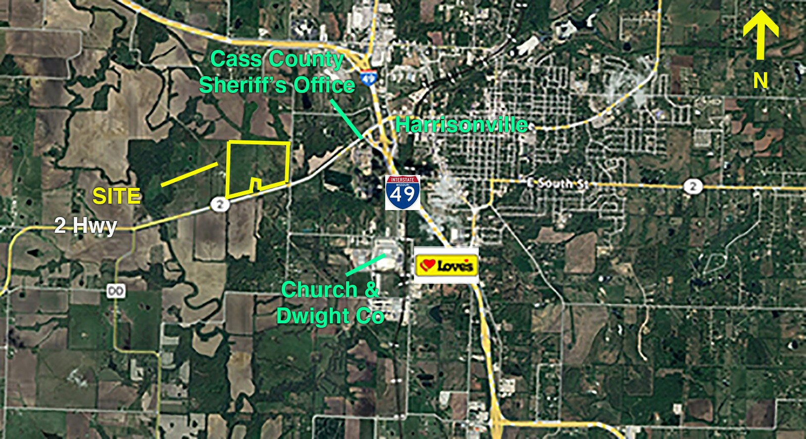 NWC of S Bruch College Rd & 2 hwy, Harrisonville, MO à vendre Photo principale– Image 1 sur 2
