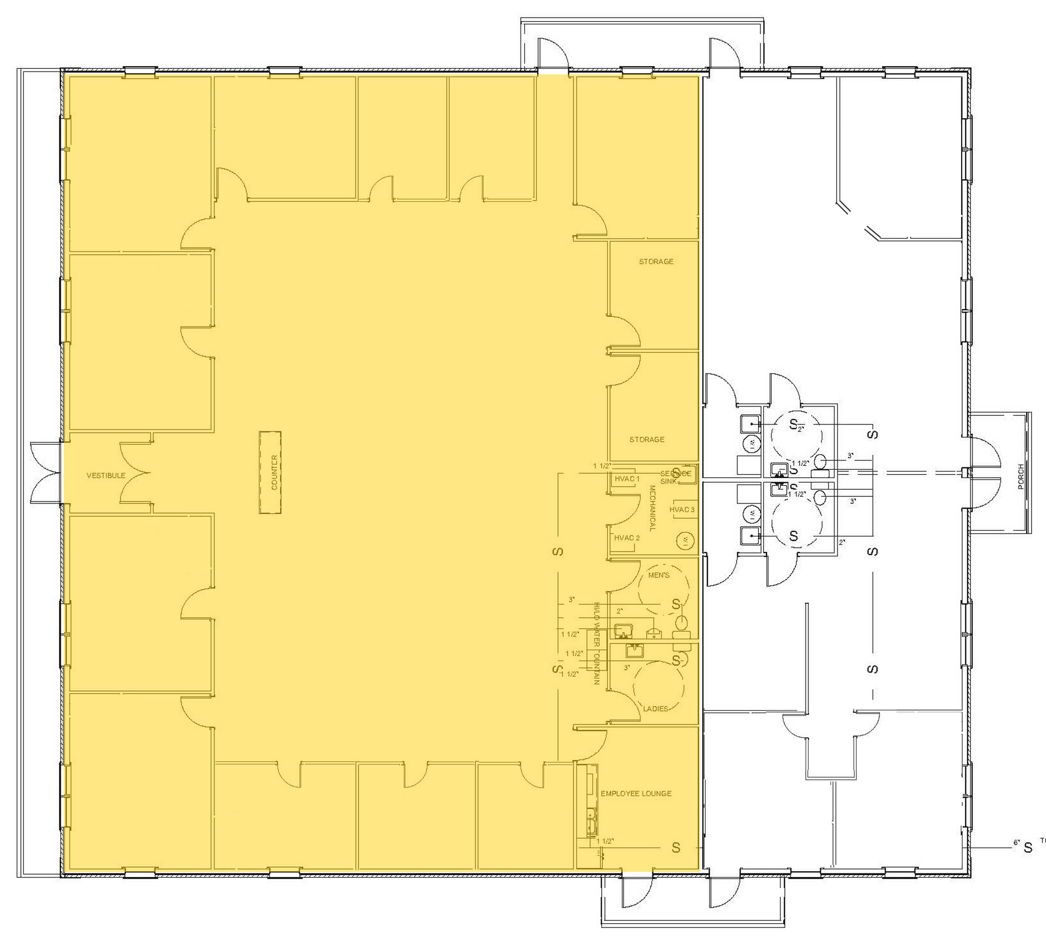 620-626 N Main St, Springboro, OH à louer Plan d’étage– Image 1 sur 1
