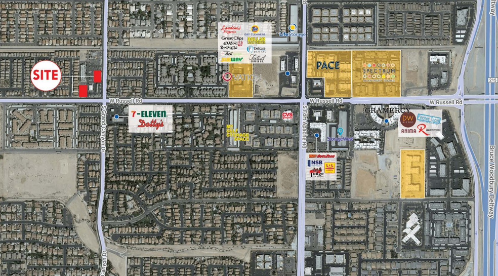 Russell Rd, Las Vegas, NV à louer - Aérien – Image 2 sur 7