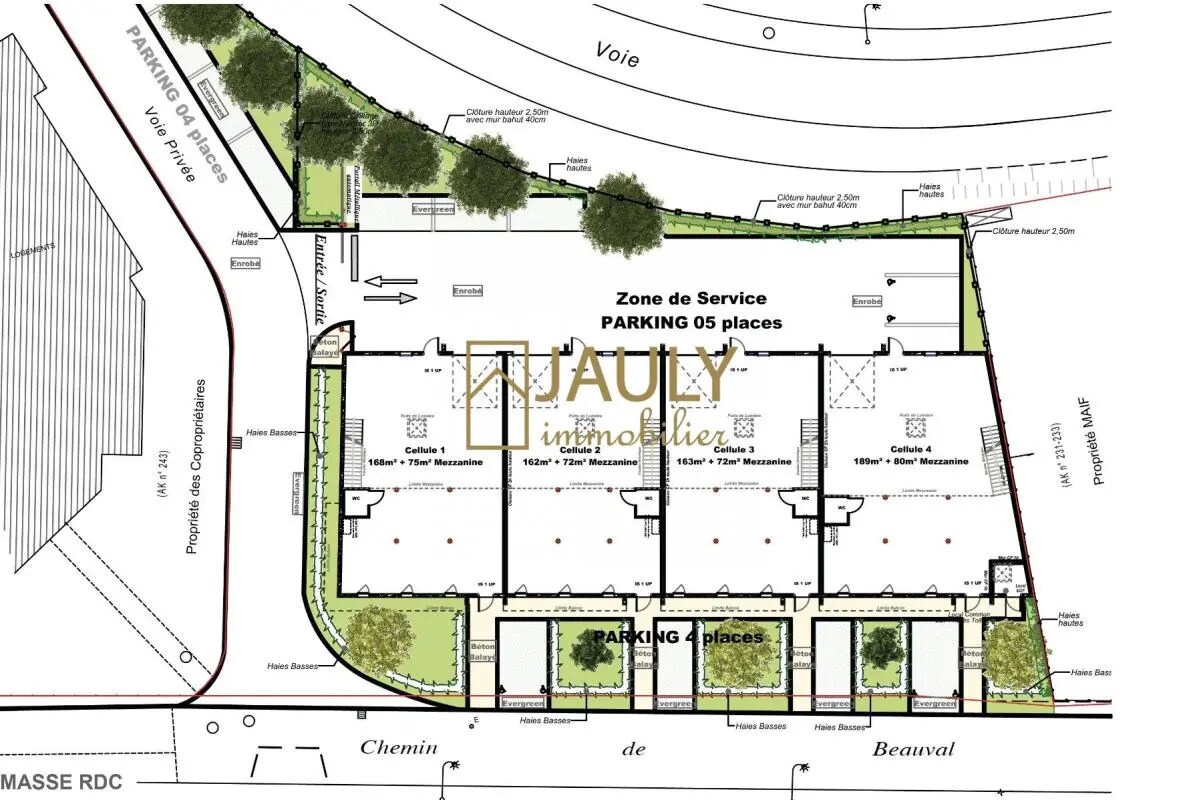 Chemin De Beauval, Meaux à vendre Plan de site– Image 1 sur 9