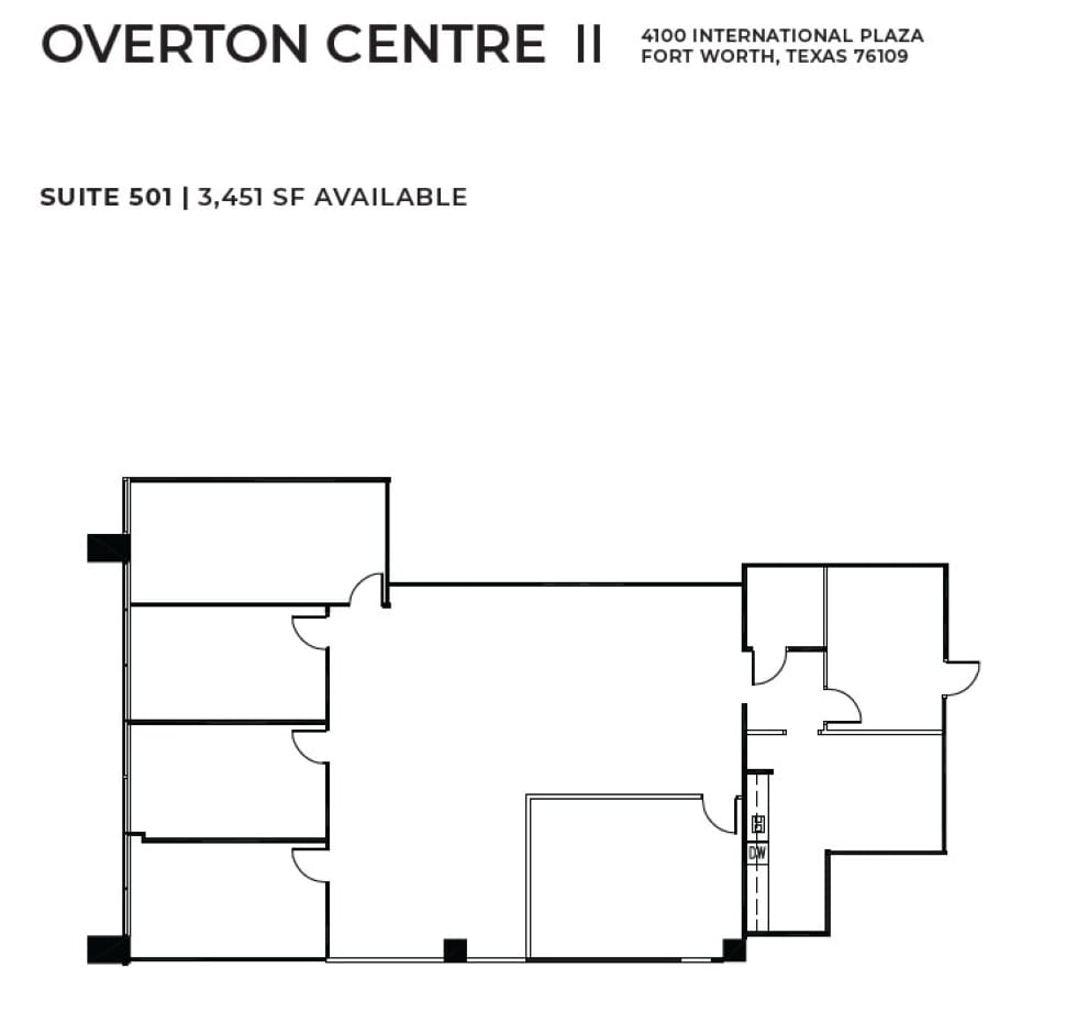 4150 International Plz, Fort Worth, TX à louer Plan d’étage– Image 1 sur 1