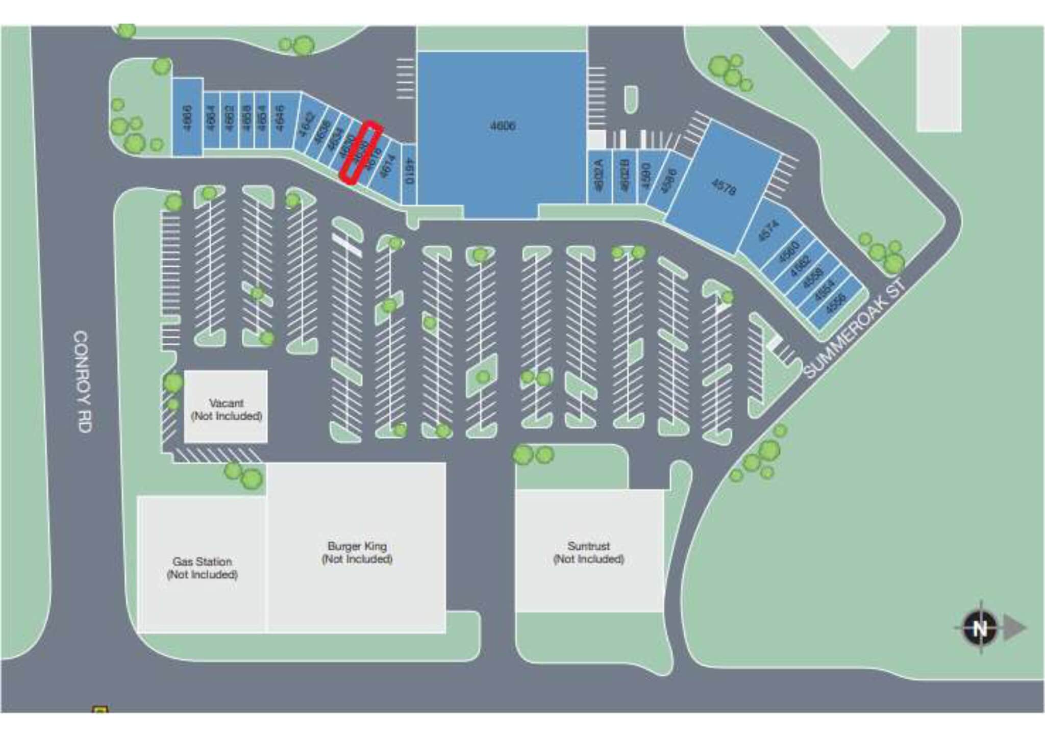 4550-4666 Kirkman Rd, Orlando, FL à louer Plan de site– Image 1 sur 1
