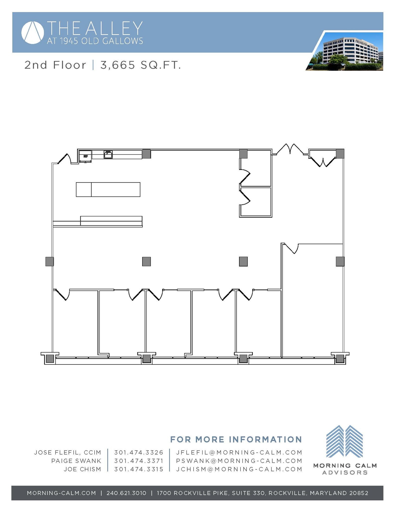 1945 Old Gallows Rd, Vienna, VA à louer Plan d’étage– Image 1 sur 8