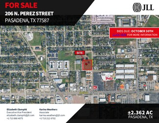 Plus de détails pour 206 N Perez St, South Houston, TX - Terrain à vendre