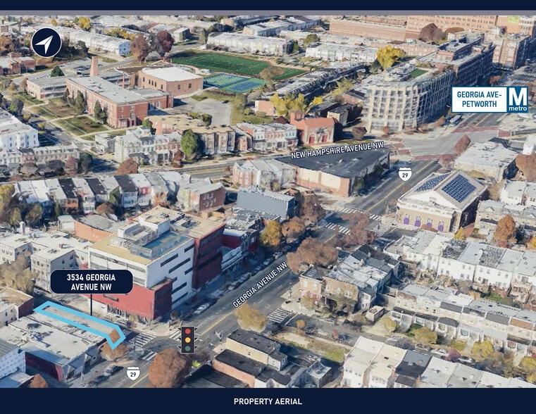 3534 Georgia Ave NW, Washington, DC à vendre - Aérien – Image 2 sur 2