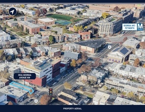 3534 Georgia Ave NW, Washington, DC - VUE AÉRIENNE vue de carte