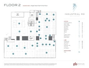 777 Industrial Rd, San Carlos, CA à louer Plan d’étage– Image 2 sur 4