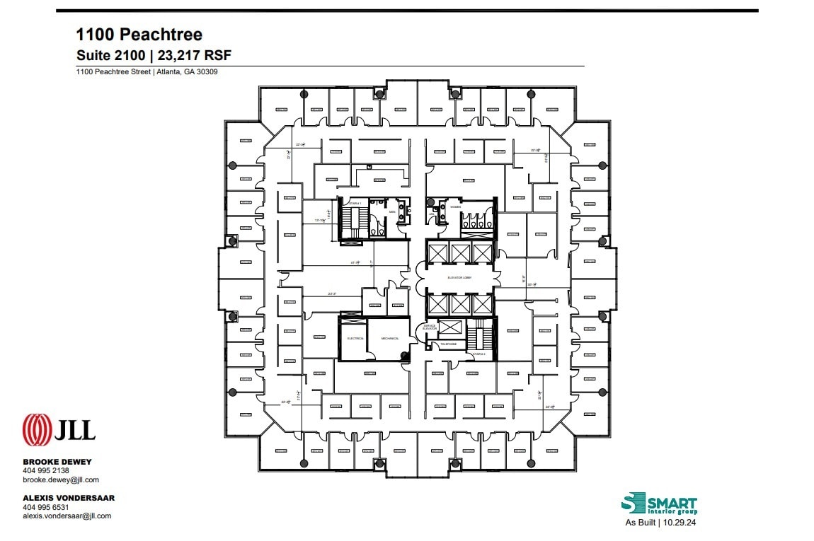 1100 Peachtree St Ne, Atlanta, GA à louer Plan d’étage– Image 1 sur 1