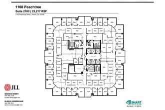 1100 Peachtree St Ne, Atlanta, GA à louer Plan d’étage– Image 1 sur 1