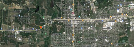 Hwy 180, Mineral Wells, TX - Vue aérienne  vue de carte - Image1