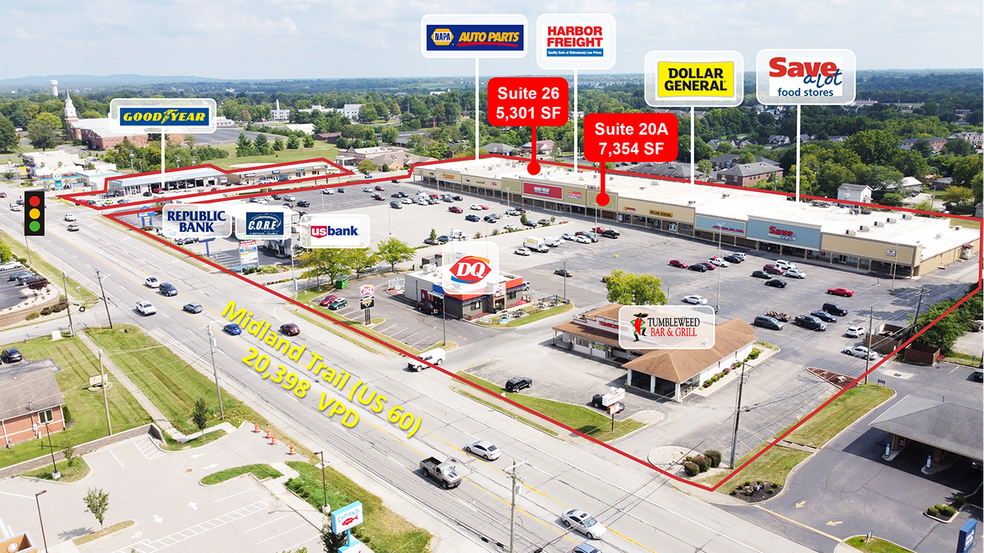 11-26 Village Plaza Dr, Shelbyville, KY à louer - Aérien – Image 3 sur 10