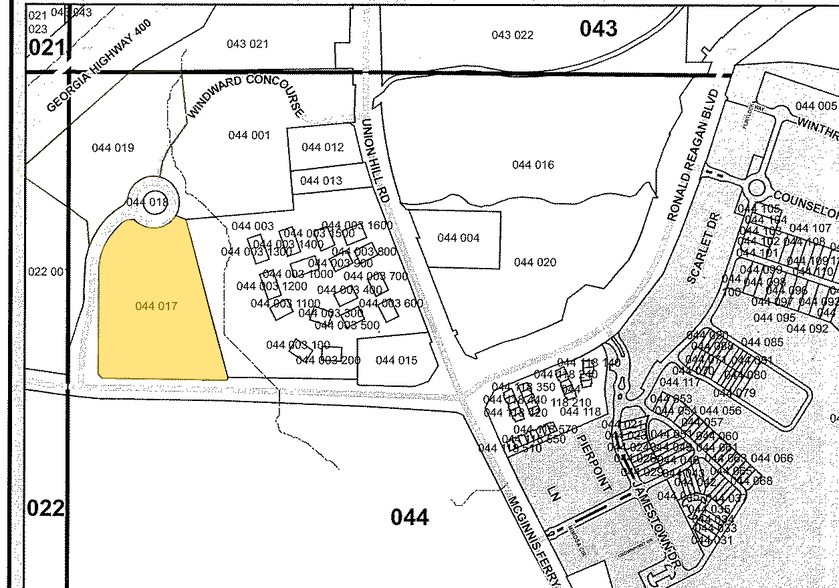 1720 Windward Concourse, Alpharetta, GA à louer - Plan cadastral – Image 2 sur 15
