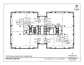 1155 Perimeter Ctr W, Atlanta, GA à louer Plan d’étage– Image 1 sur 1