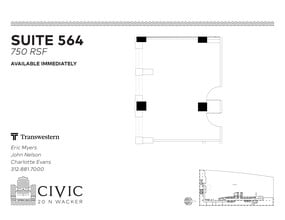 20 N Wacker Dr, Chicago, IL à louer Plan d’étage– Image 1 sur 1