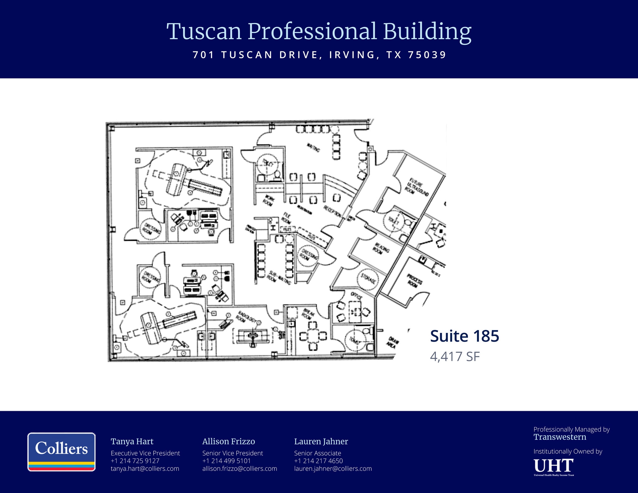 701 Tuscan Dr, Irving, TX à louer Plan d’étage– Image 1 sur 1