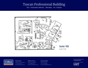 701 Tuscan Dr, Irving, TX à louer Plan d’étage– Image 1 sur 1