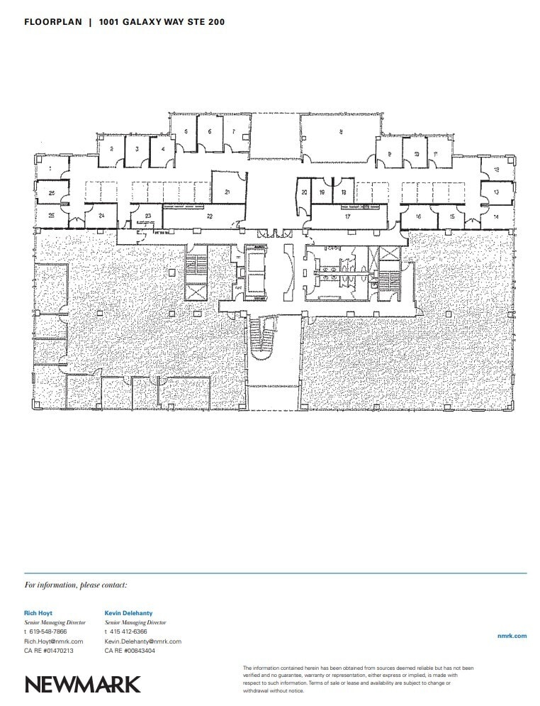 1001 Galaxy Way, Concord, CA à louer Plan d’étage– Image 1 sur 1