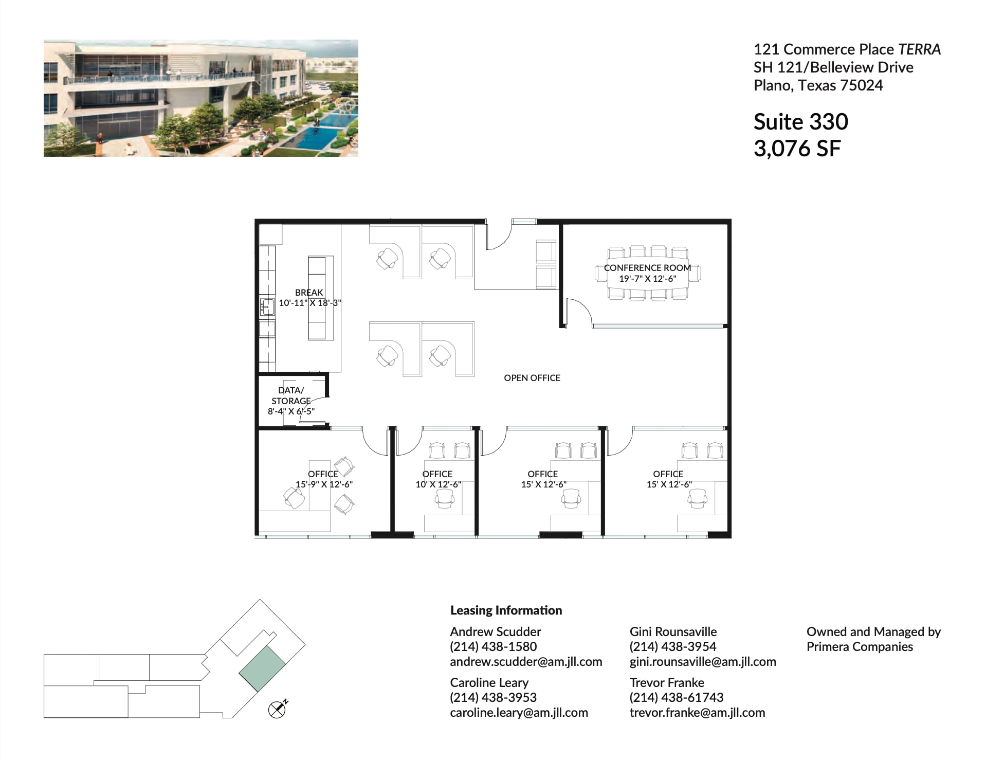 8560 Belleview Dr, Plano, TX à louer Plan d’étage– Image 1 sur 2
