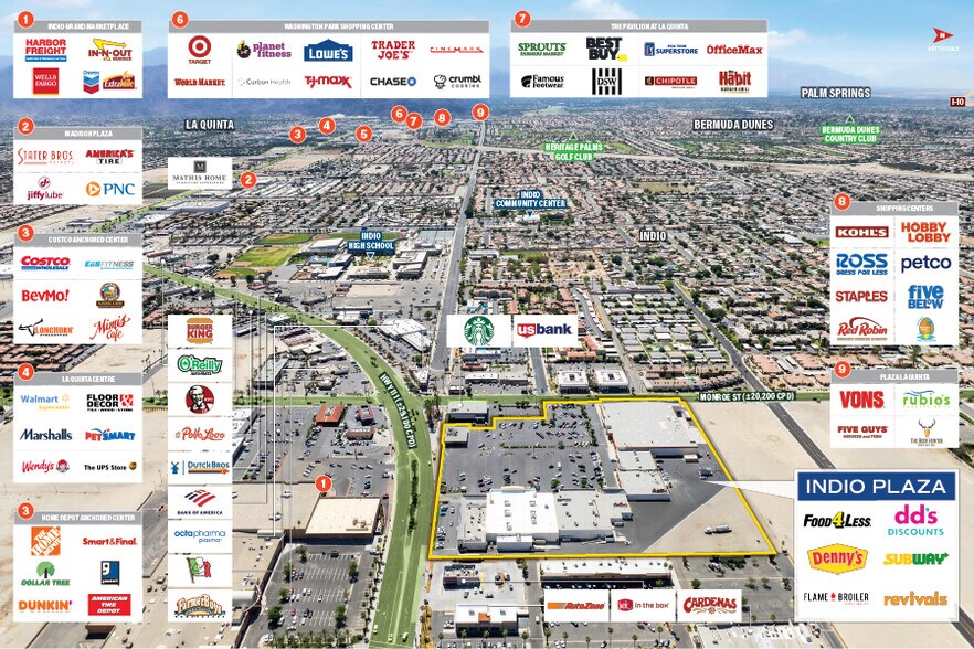 Indio Plaza portefeuille de 5 biens à vendre sur LoopNet.fr - Photo de l’immeuble – Image 3 sur 5