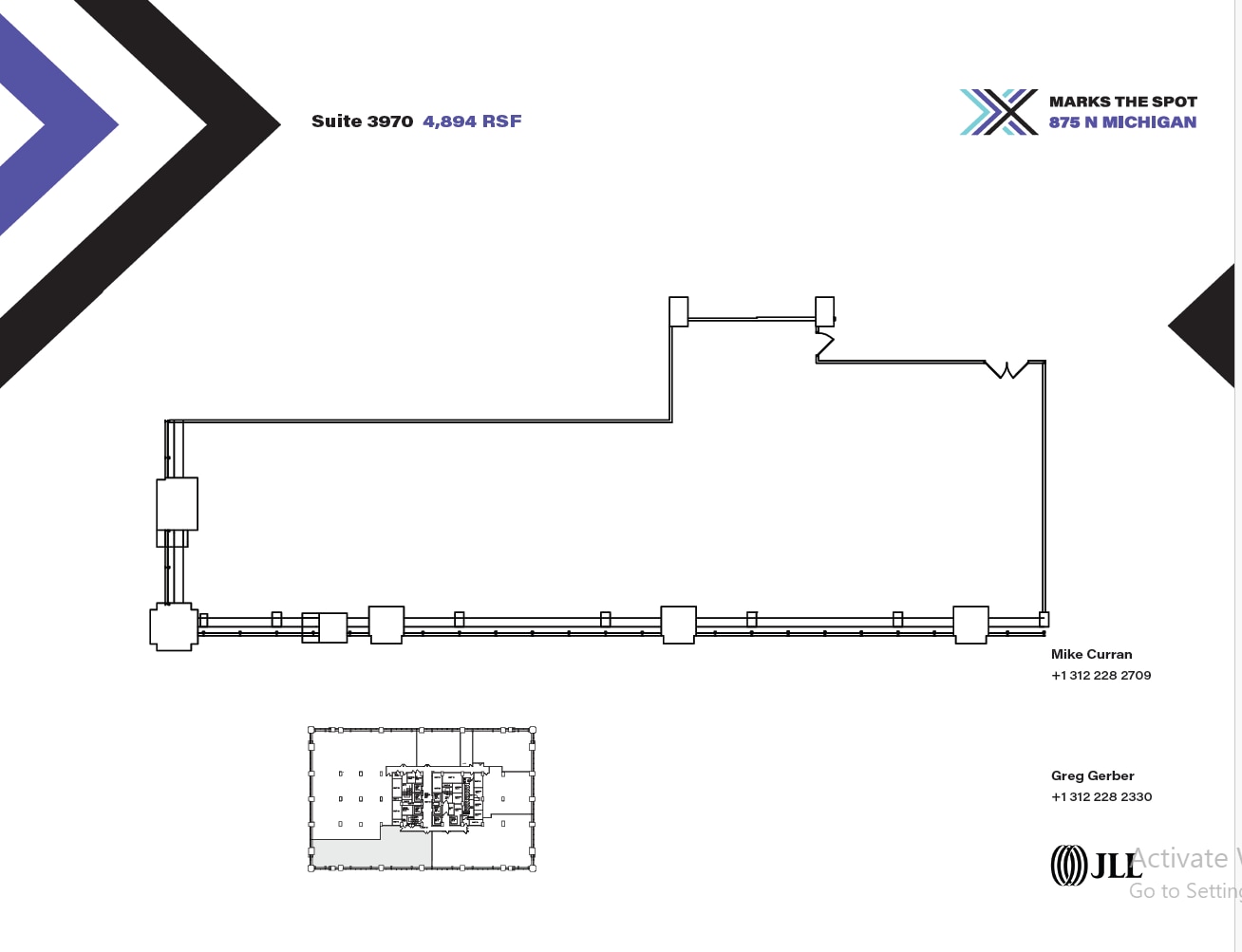 875 N Michigan Ave, Chicago, IL à louer Plan d’étage– Image 1 sur 1