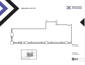 875 N Michigan Ave, Chicago, IL à louer Plan d’étage– Image 1 sur 1