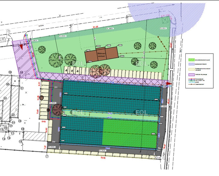 Terrain dans Meyrargues à vendre - Plan de site – Image 1 sur 2