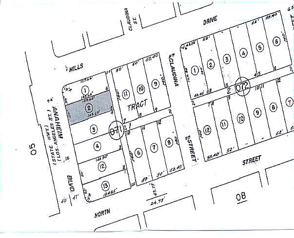 814-816 N Anaheim Blvd, Anaheim, CA à vendre - Plan cadastral – Image 3 sur 11