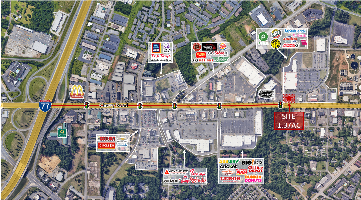 2300 Cherry Rd, Rock Hill, SC à louer Photo de l’immeuble– Image 1 sur 2