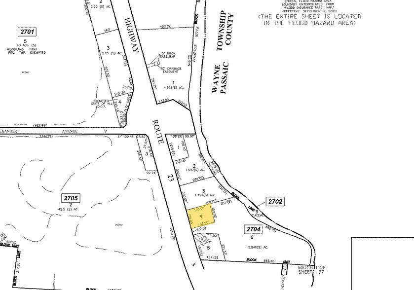 142 Rte 23 N, Pompton Plains, NJ à louer - Plan cadastral – Image 3 sur 3