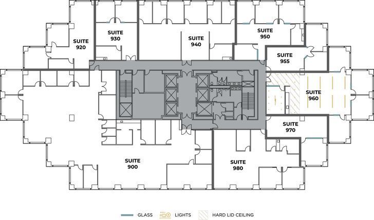 300 Spectrum Center Dr, Irvine, CA à louer Plan d’étage– Image 1 sur 1