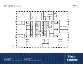 910 Louisiana St, Houston, TX à louer Plan d’étage– Image 1 sur 1