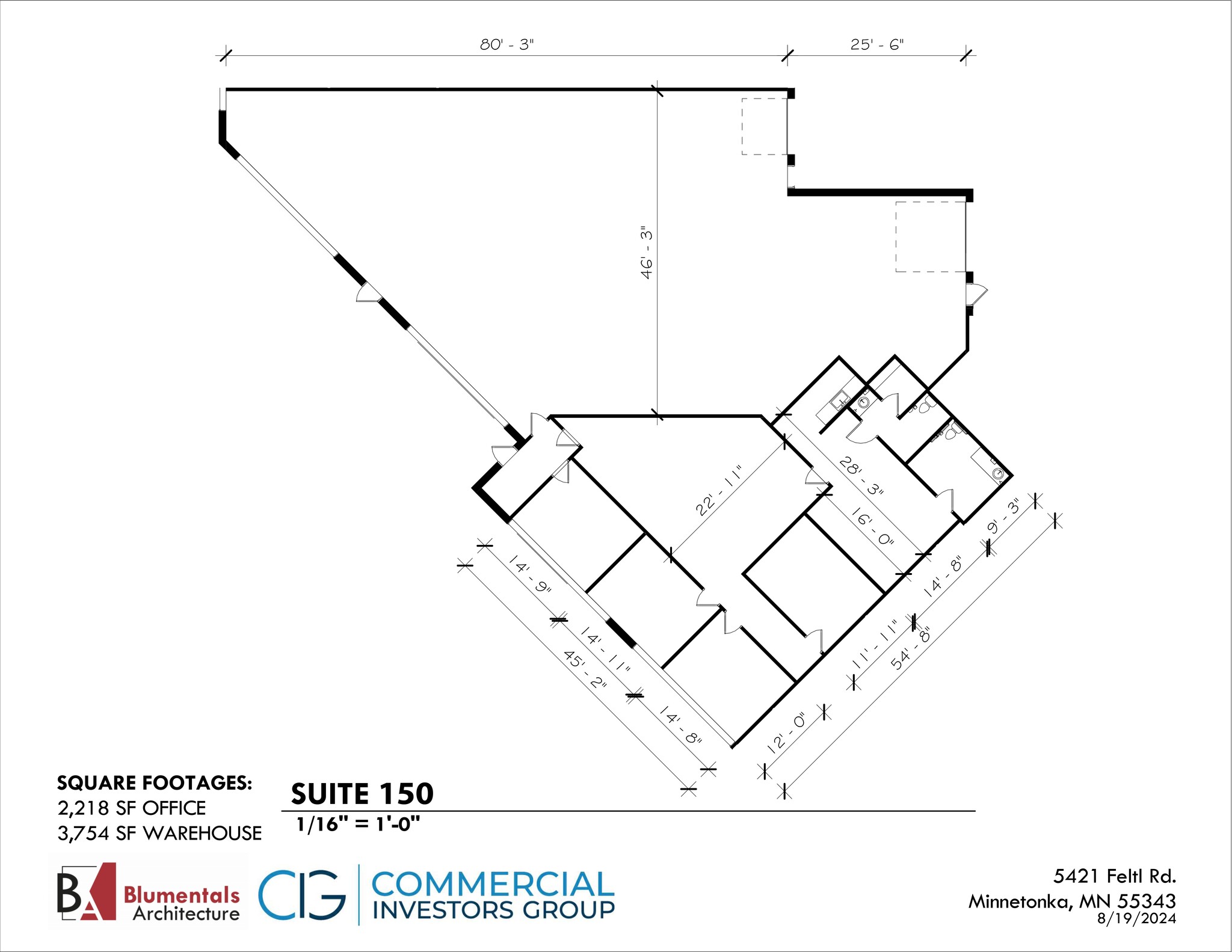 5421 Feltl Rd, Minnetonka, MN à louer Plan de site– Image 1 sur 1
