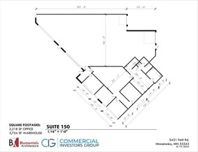 5421 Feltl Rd, Minnetonka, MN à louer Plan de site– Image 1 sur 1