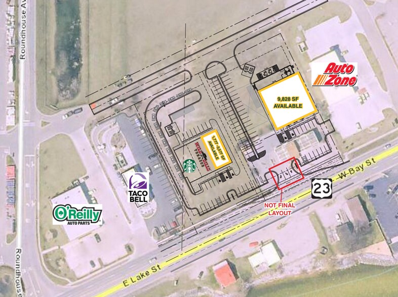 820 W Bay St, East Tawas, MI à louer - Plan de site – Image 3 sur 3