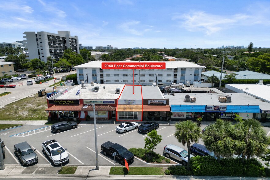 2920-2940 E Commercial Blvd, Fort Lauderdale, FL à louer - Photo de l’immeuble – Image 1 sur 14