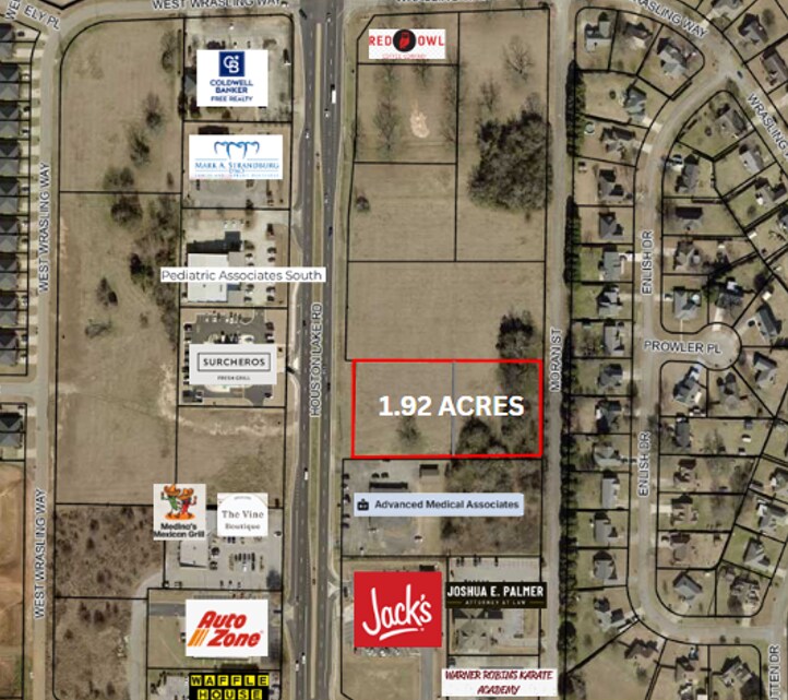 1280 S Houston Lake Rd, Warner Robins, GA à vendre Aérien– Image 1 sur 6