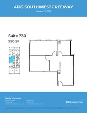 4126 Southwest Fwy, Houston, TX à louer Plan d’étage– Image 1 sur 1
