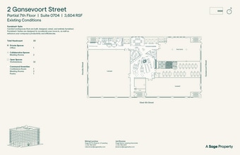 2 Gansevoort St, New York, NY à louer Plan d’étage– Image 1 sur 7