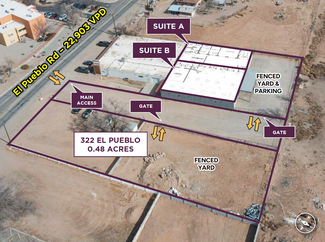 Plus de détails pour 314 El Pueblo Rd NW, Albuquerque, NM - Industriel/Logistique à louer