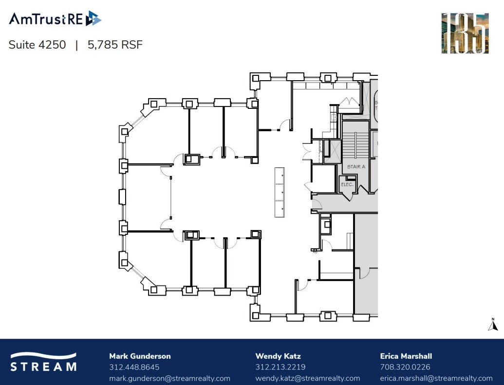 135 S LaSalle St, Chicago, IL à louer Plan d’étage– Image 1 sur 1