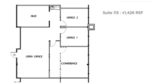 5001 California Ave, Bakersfield, CA à louer Plan d’étage– Image 1 sur 1