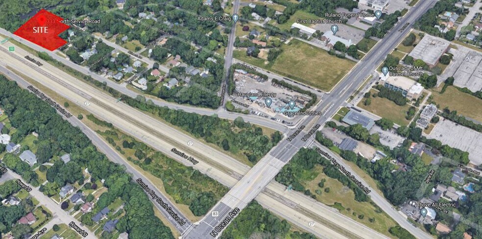 N Service Rd & Sunrise Hwy, Patchogue, NY à vendre - Photo de l’immeuble – Image 2 sur 2