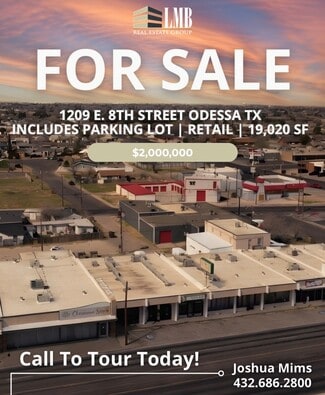 Plus de détails pour 1209 E 8th St, Odessa, TX - Local commercial à vendre