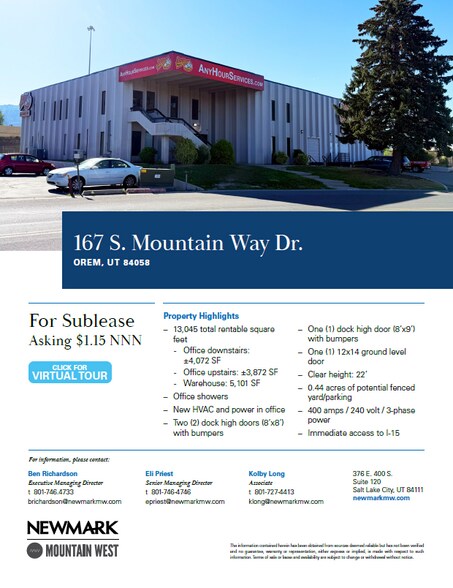 167 Mountain Way Dr, Orem, UT à louer - Photo de l’immeuble – Image 2 sur 4