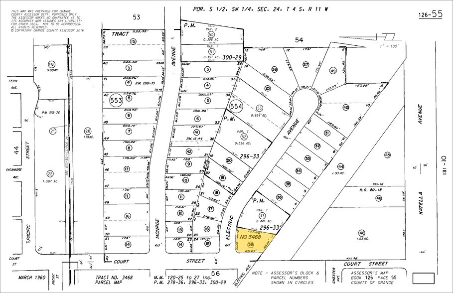 8100 Electric Ave, Stanton, CA à vendre - Plan cadastral – Image 3 sur 91