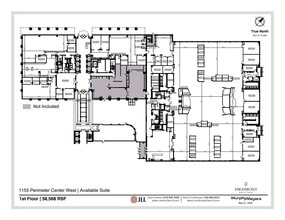 1155 Perimeter Ctr W, Atlanta, GA à louer Plan d’étage– Image 2 sur 2