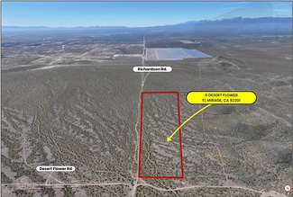 Plus de détails pour Desert Flower Rd, Adelanto, CA - Terrain à vendre
