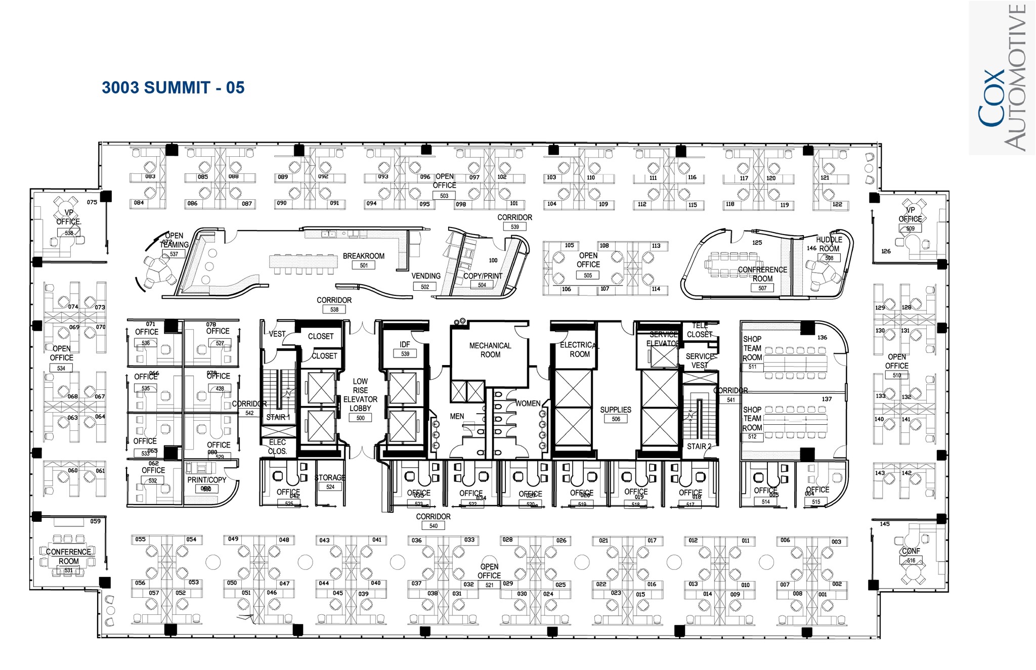 3003 Summit Blvd, Atlanta, GA à louer Plan d’étage– Image 1 sur 1