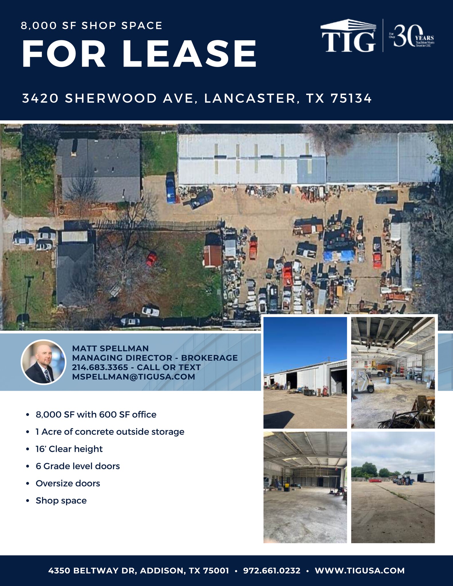 3420 Sherwood Ave, Lancaster, TX à louer Plan de site– Image 1 sur 5