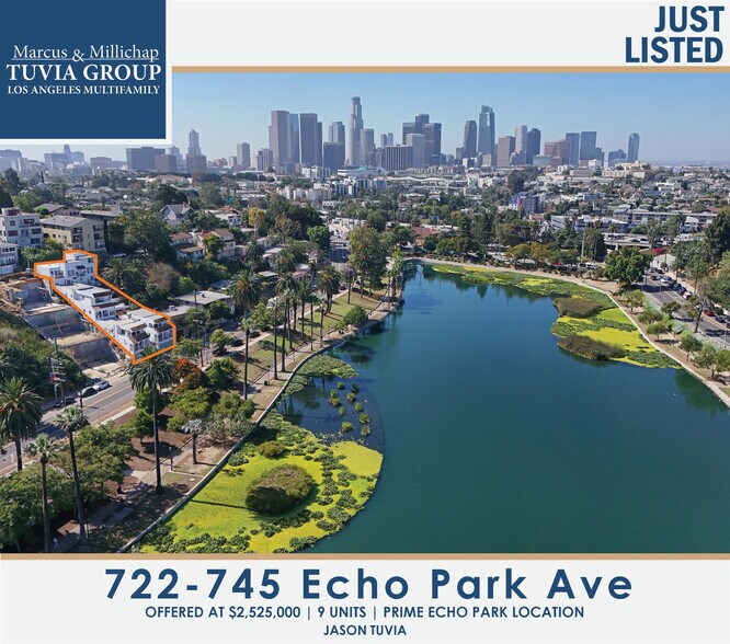 722 Echo Park Ave, Los Angeles, CA à vendre - Photo de l’immeuble – Image 1 sur 12